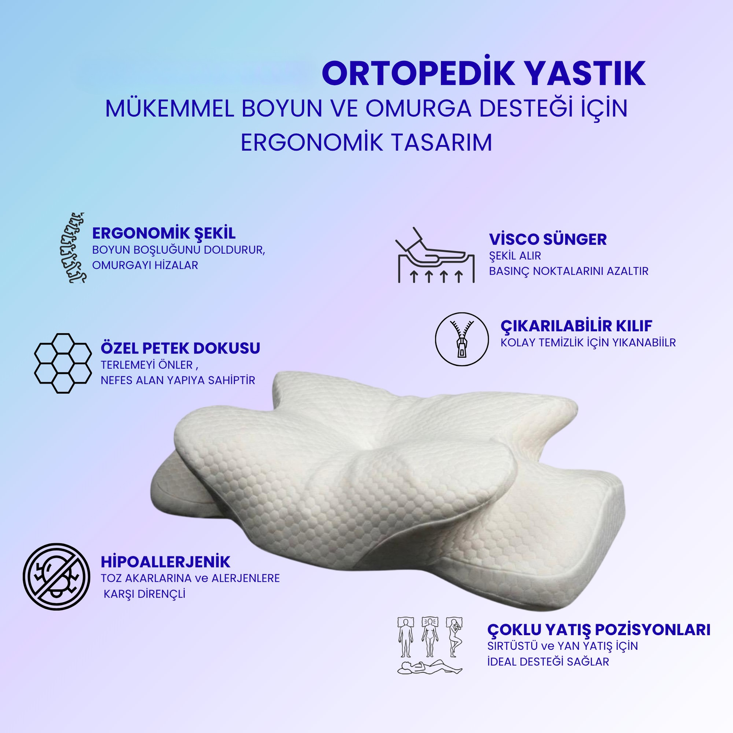 ORMTEKS Premium Visco Yastık